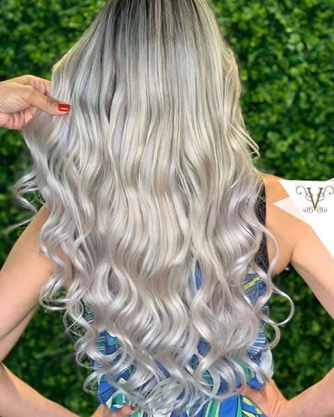 MegaHair e coloração loiro perfeito