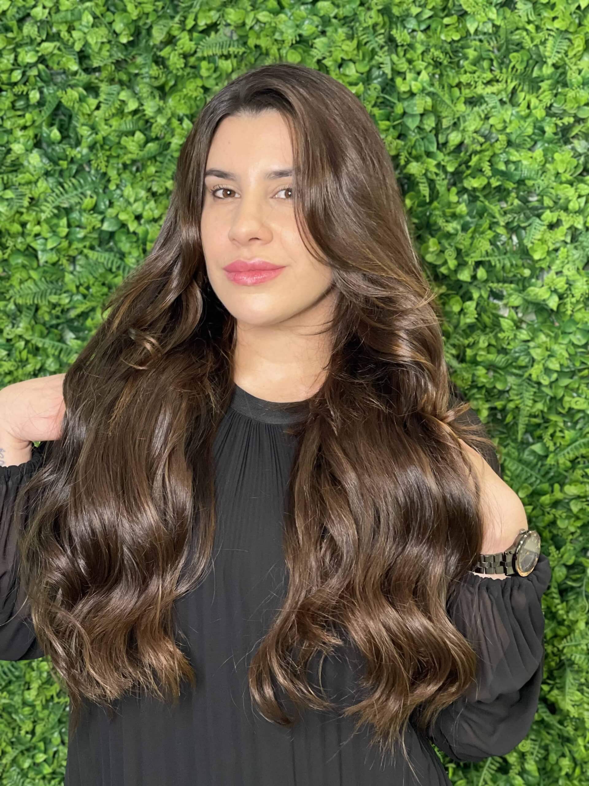 Mega Hair com brilho e volume