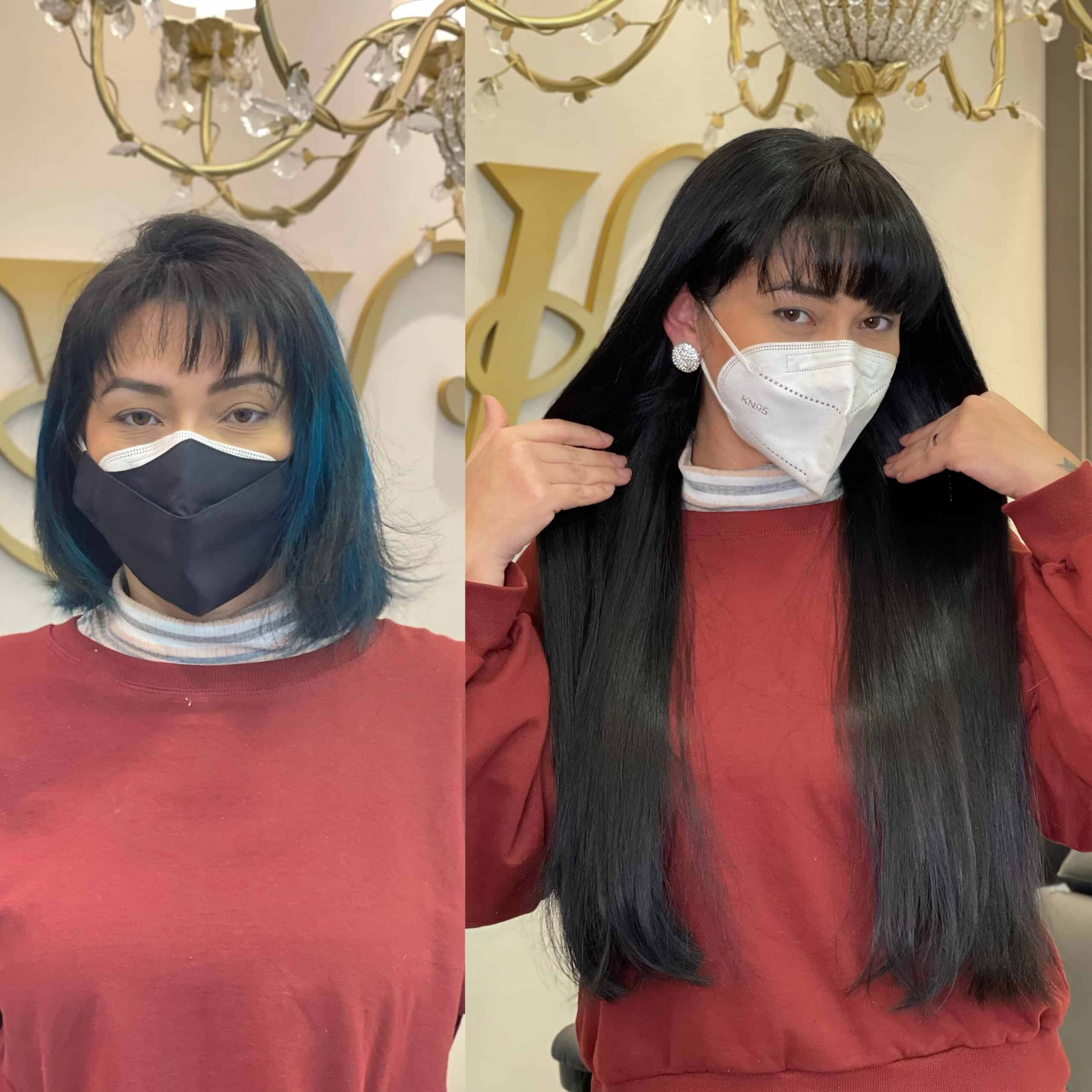 Mega Hair para aumentar o comprimento do Cabelo