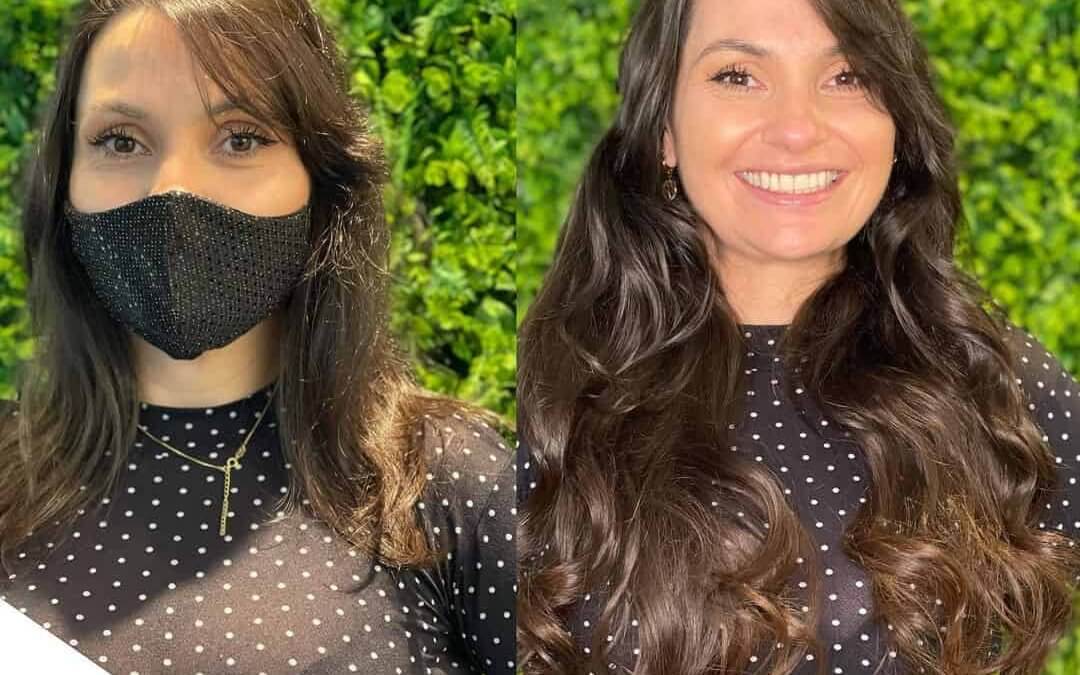 Mega Hair de Fita Adesiva e Microcápsula de Queratina