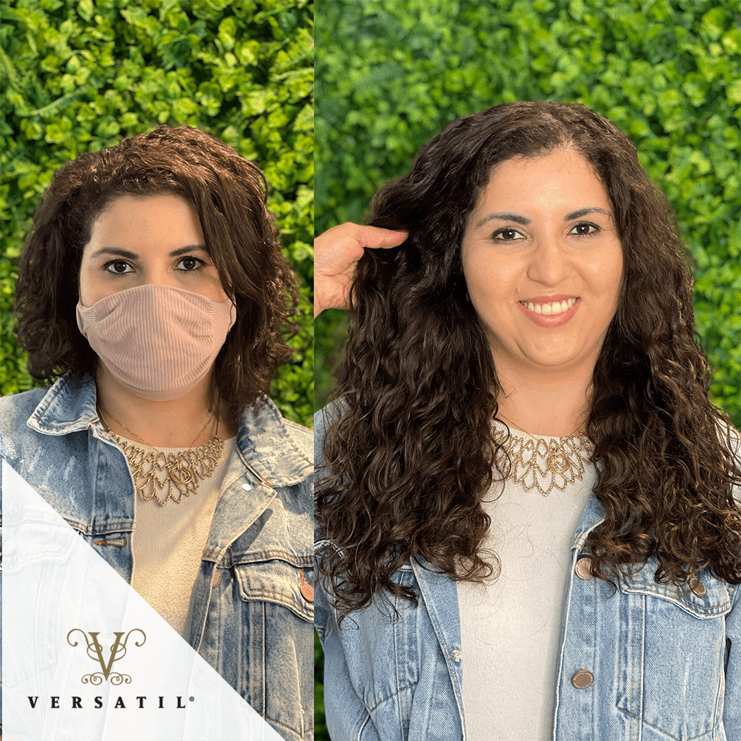 Mega Hair em cabelo cacheado